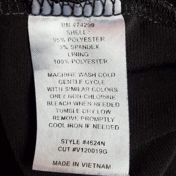 🏆301 Enfocus Studio Black Ruffle Sleeveless Dress - Picture 6 of 6